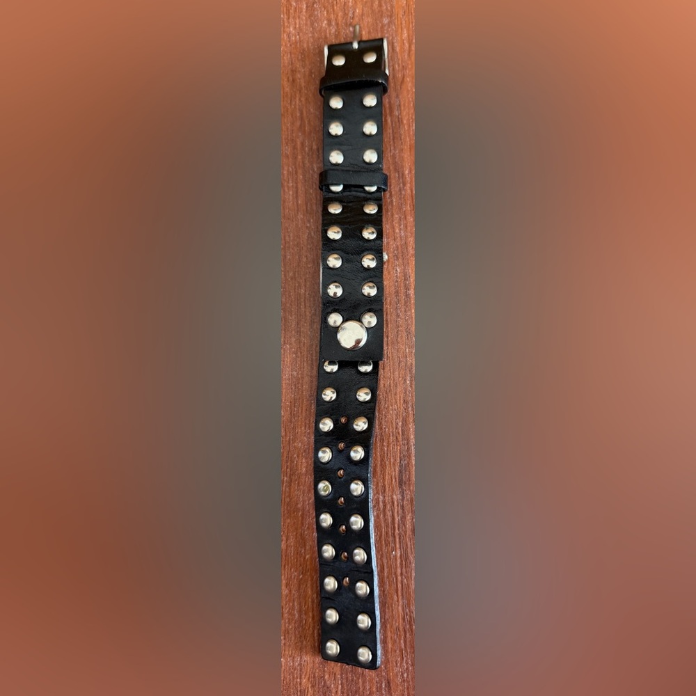 Vintage Y2K Dickies Studded Leather Watch